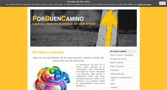 Desktop Screenshot of porbuencamino.com